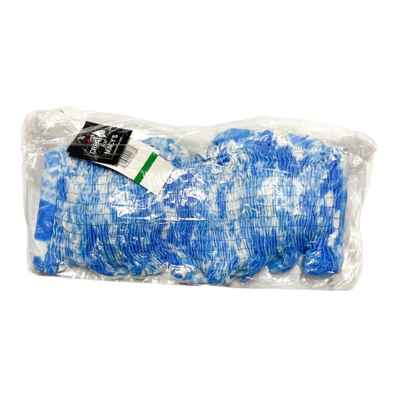 CALIFORNIA WAVES Juniors' Smocked Longline Bandeau Swim Top - LARGE - Picture 3 of 3